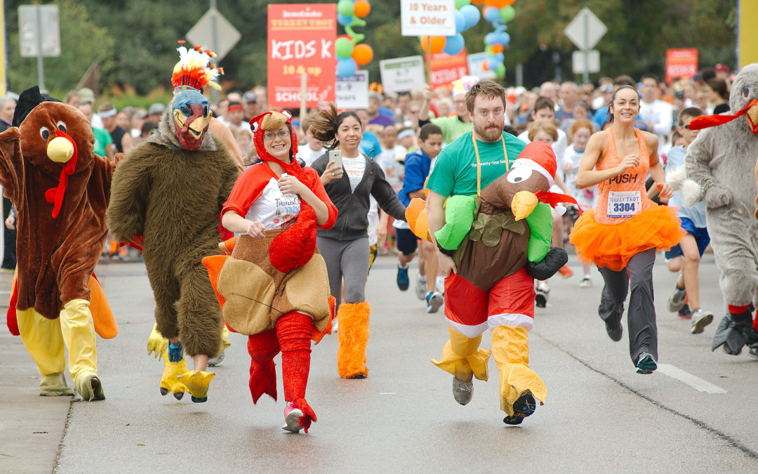 Get ready to trot with the turkeys!