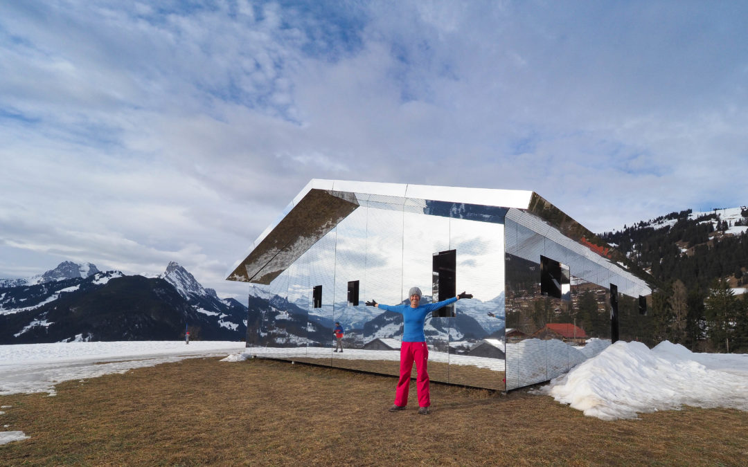 Get a good look at yourself Gstaad Mirage, a house built of mirrors