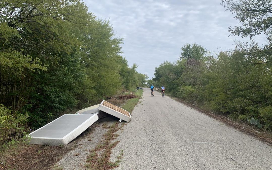 People are dumping heaps of junk on the side of roads and it ticks me off