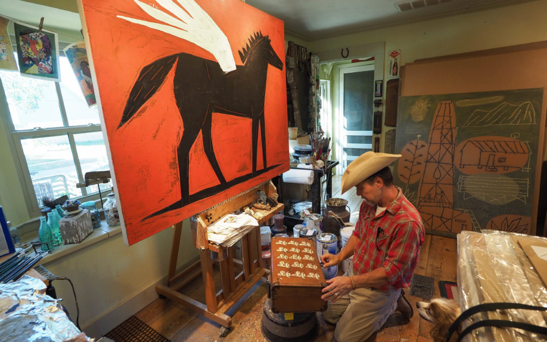 Meet artist Jon Flaming, a modern day cowboy