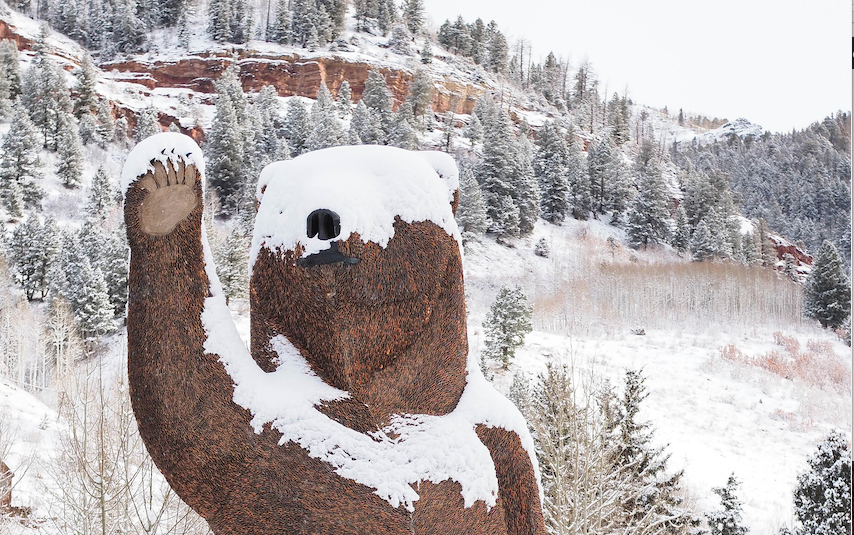Pay a visit to the Telluride Penny Bear