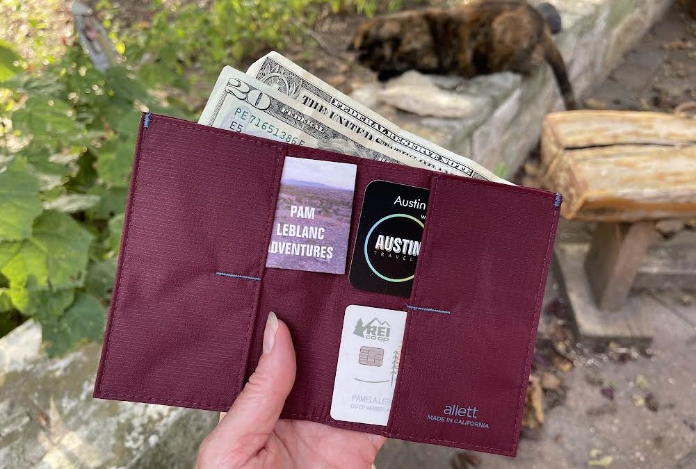 Try this water-resistant wallet for wet adventures
