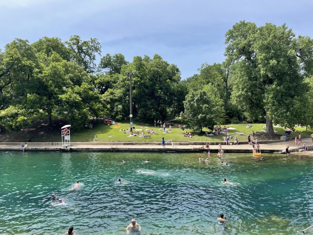 shuttle to Zilker Park and Barton Springs